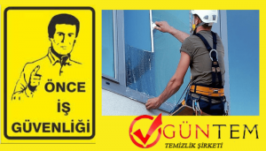 Dış cephe cam temizliği yapılırken önceliğimiz işçi sağlığıdır.