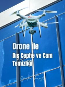 Dış cephe yıkama dronu