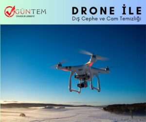 Drone ile cam temizliği