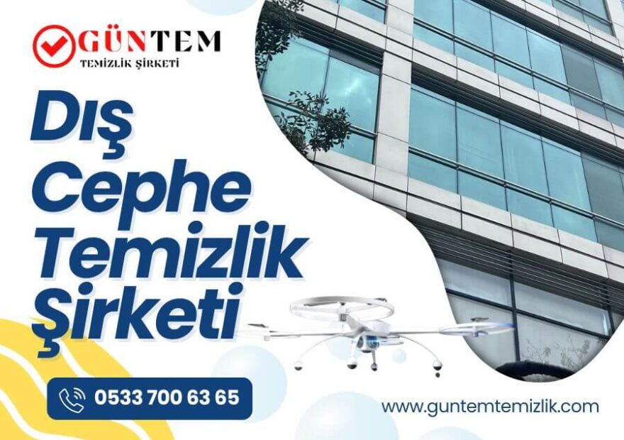 Drone ile dış cephe parlatma hizmetleri