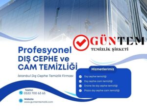 Endüstriyel dış cephe temizliği çalışmaları