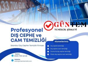 Villa dış cephe temizliği çalışmaları