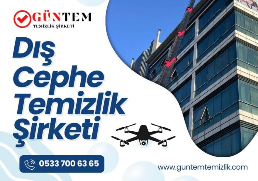 Yangın sonrası cephe temizliği çalışmaları