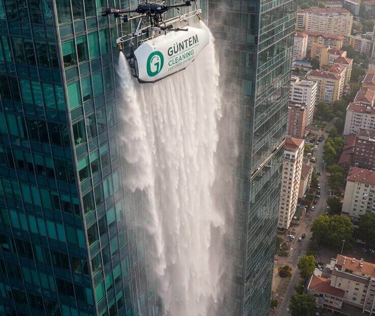 Dış cephe cam temizliği