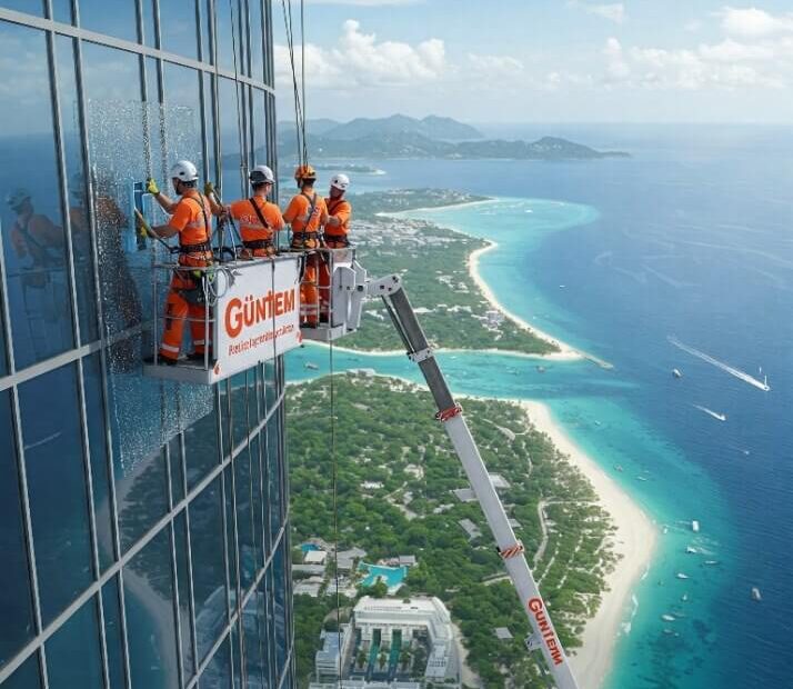Güntem dış cephe temizlik sistemleri
