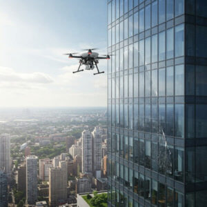 Dış cephe temizlik drone