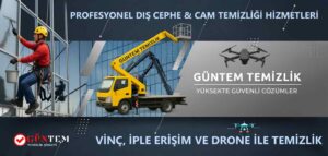 Dış cephe ve cam temizliği hizmetleri: Güntem Temizlik Şirketi