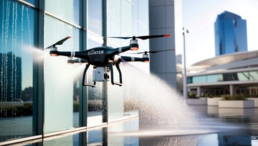 Dış cephe yıkama drone modelleri