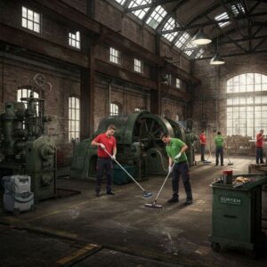 Fabrika temizliği çalışmaları