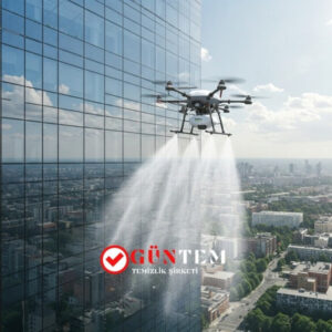 Dış cephe temizlik drone