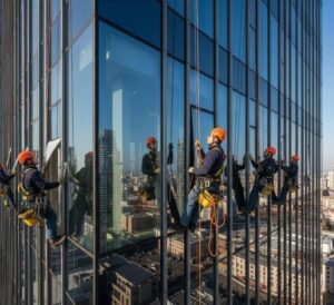 İstanbul finans merkezi dış cephe temizliği