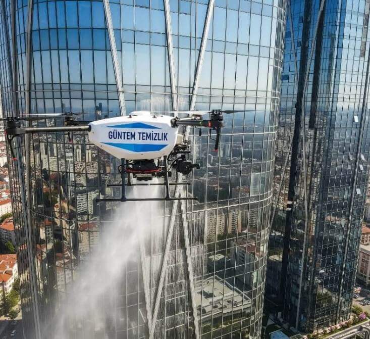 Şişli Nişantaşı drone ile dış cephe temizliği hizmetleri