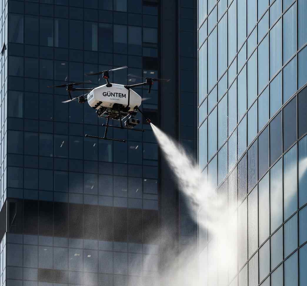 Başakşehir Başak mahallesi drone ile dış cephe temizliği hizmeti