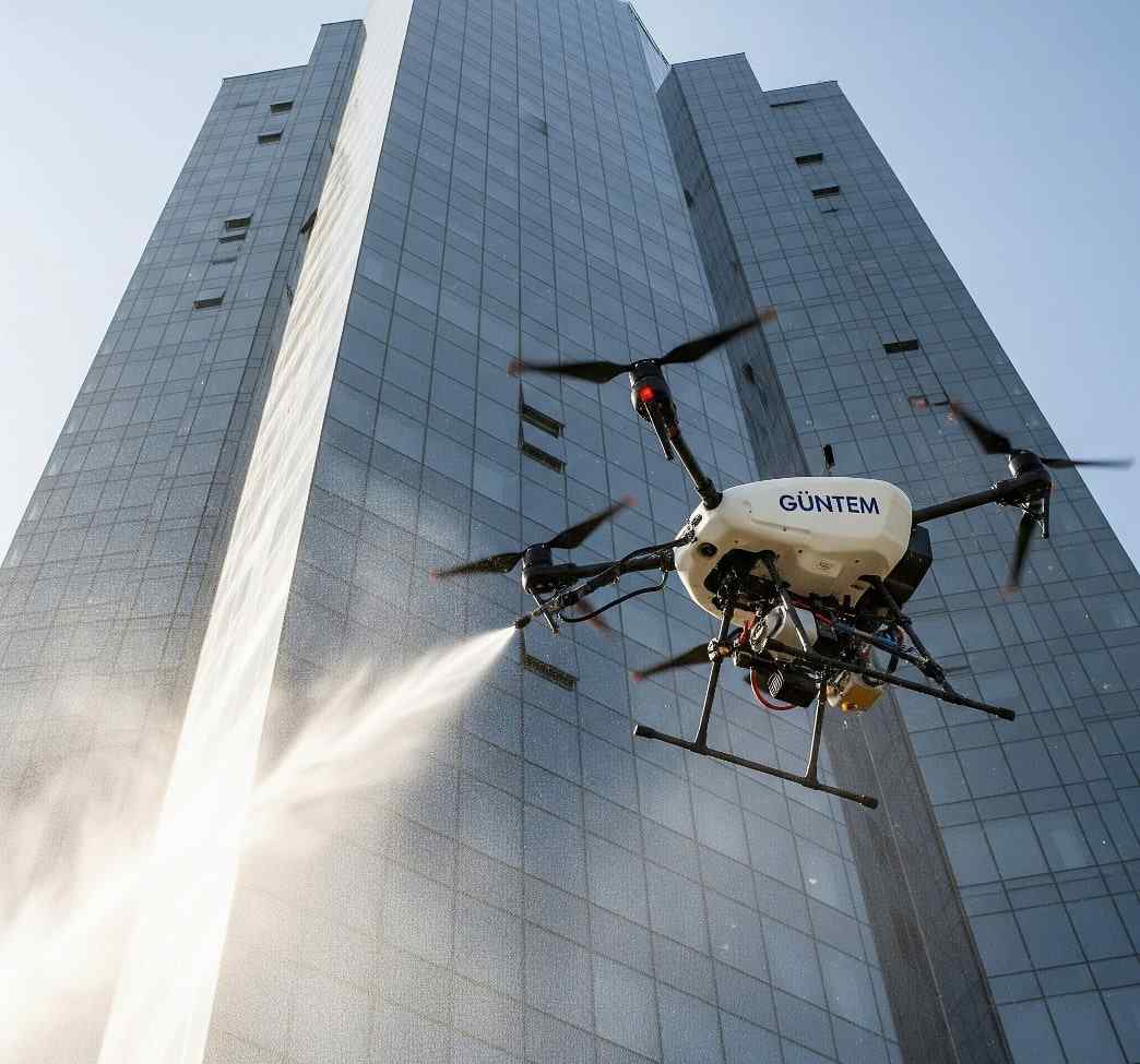 Drone ile Beylikdüzü dış cephe temizliği hizmetleri