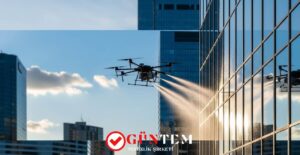 Drone ile dış cephe temizliği hizmetleri