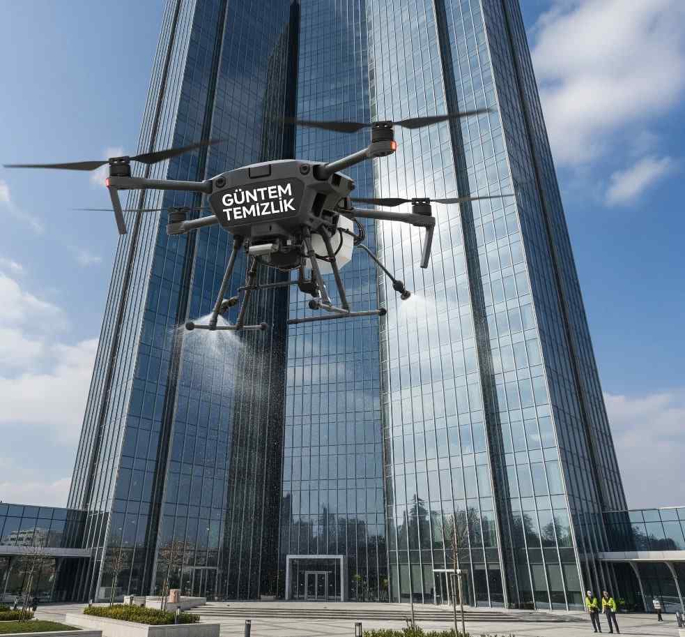 Çekmeköy'de drone ile dış cephe temizliği hizmetleri
