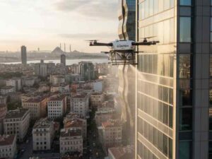 Drone ile Sancaktepe dış cephe temizliği hizmetleri