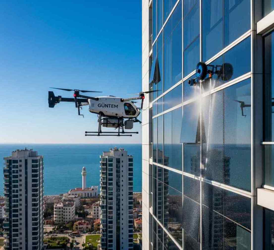 Drone ile Şile dış cephe temizliği hizmetleri