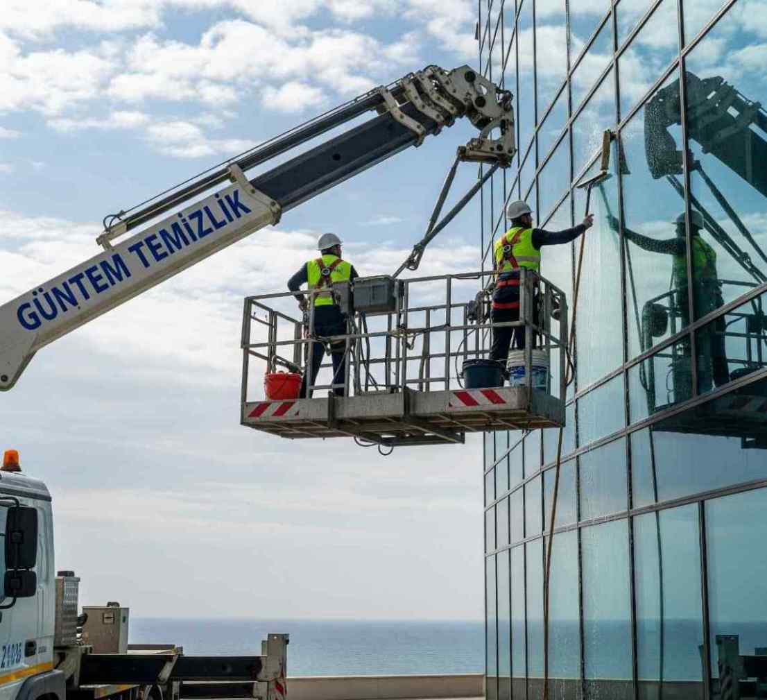 Sepetli vinç ile Şile dış cephe temizliği hizmetleri