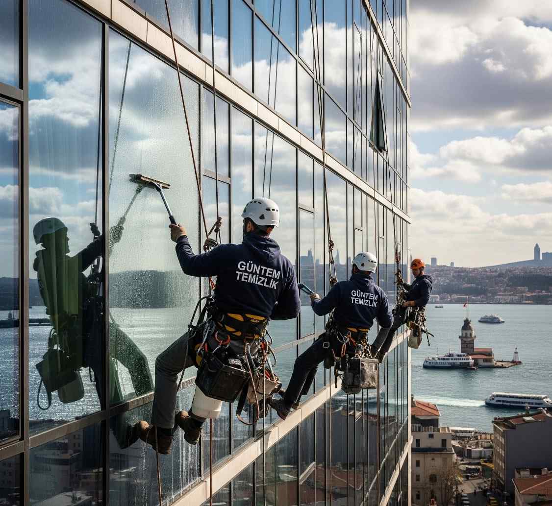 Dağcılık ile Ümraniye dış cephe temizliği hizmetleri - Güntem Temizlik
