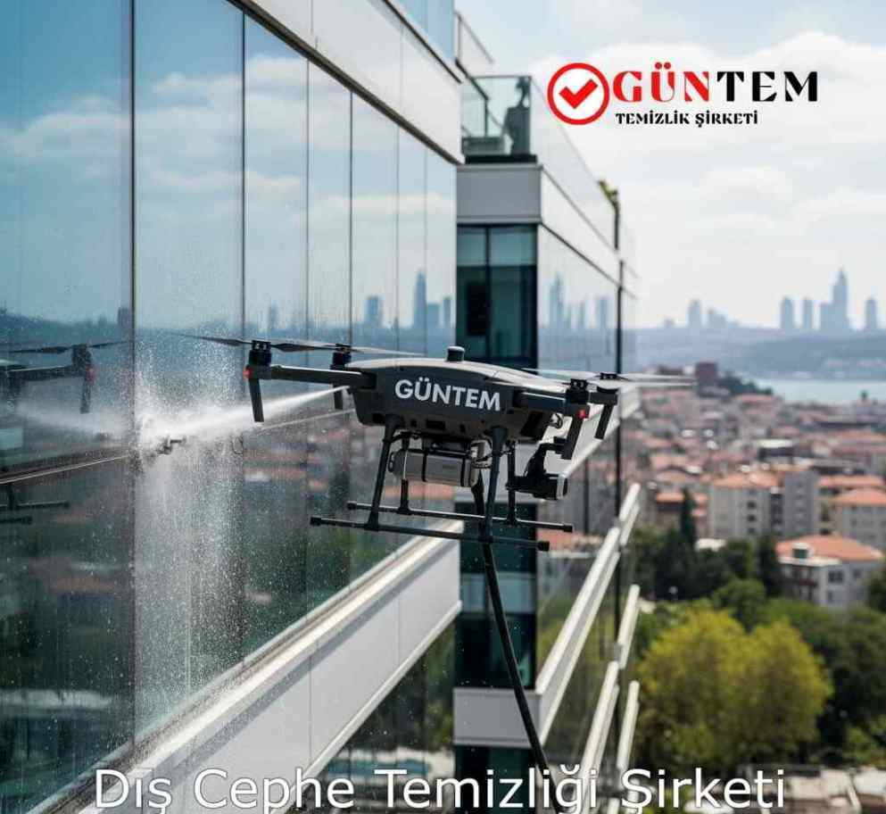 Drone ile Altunizade dış cephe temizliği hizmetleri