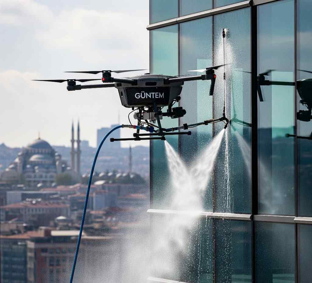 Drone ile Göztepe dış cephe temizliği hizmetleri