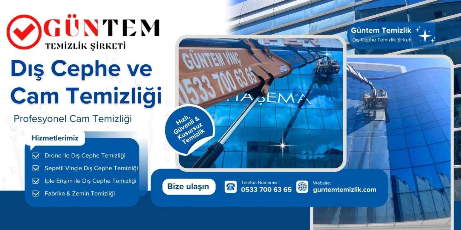 Güntem profesyonel dış cephe temizliği şirketi
