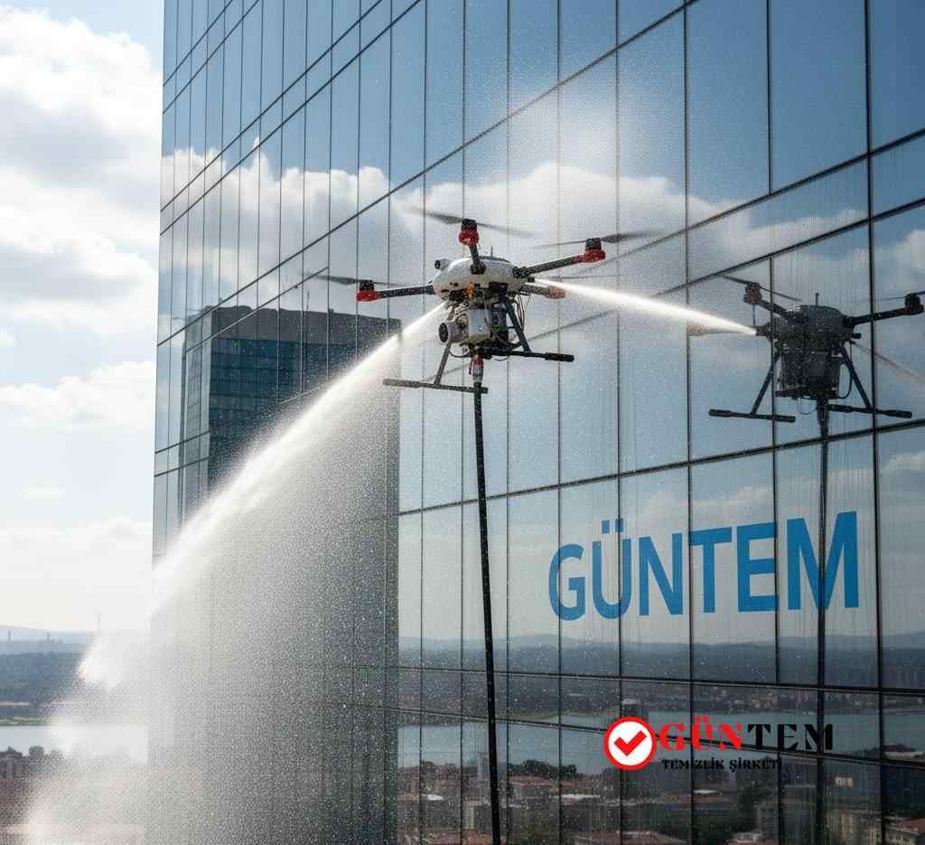 İstanbul Anadolu Yakası drone ile dış cephe temizliği hizmetleri