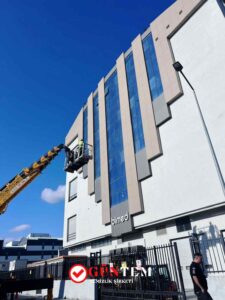 Sepetli vinç ile İzmit dış cephe temizliği hizmetleri