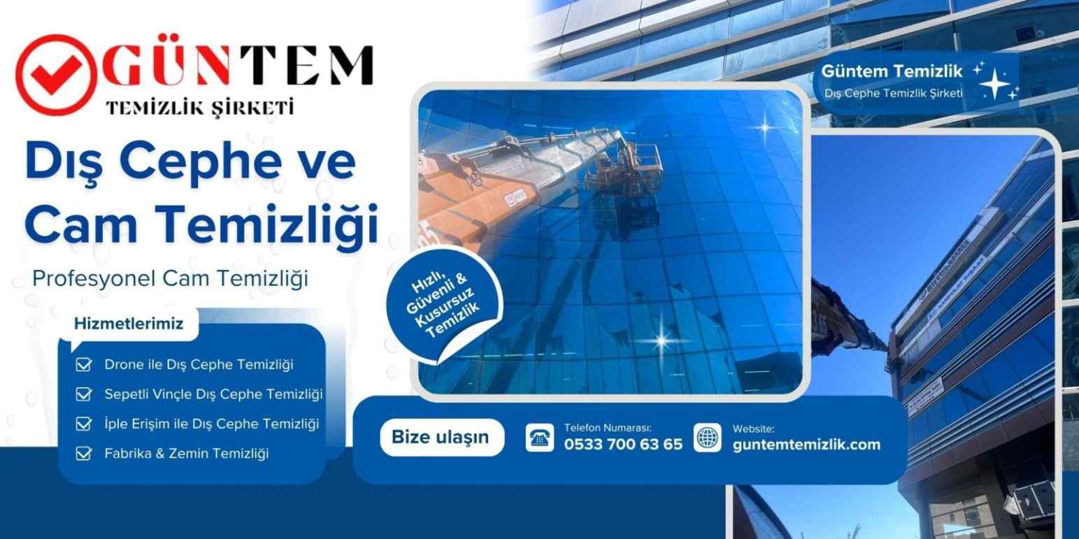 Uzman dış cephe cam temizliği hizmetleri