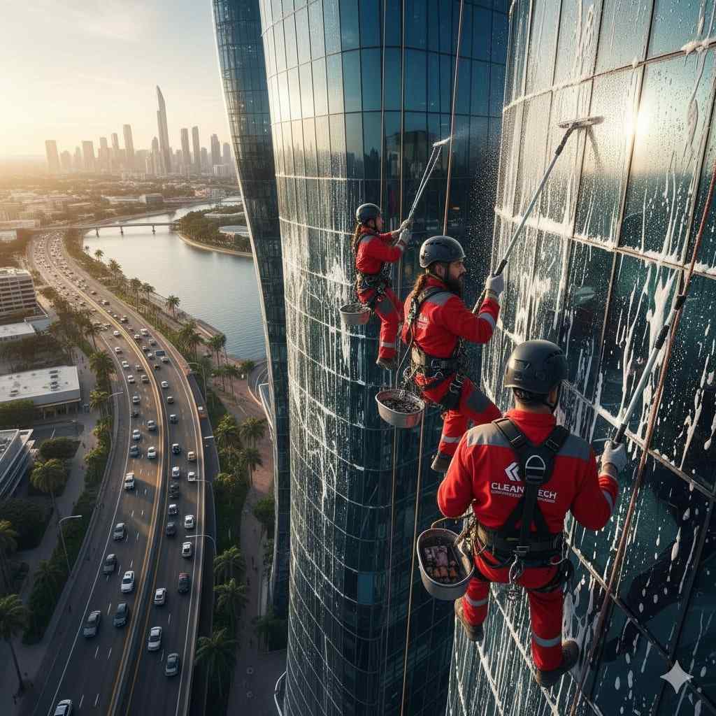 Dağcılık ile Atakent dış cephe temizliği hizmetleri: Güntem Temizlik
