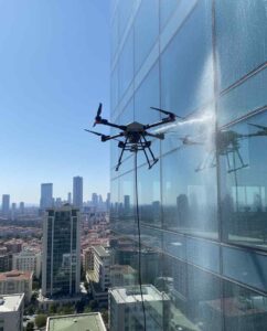 Drone ile Halkalı dış cephe temizliği hizmetleri: Güntem