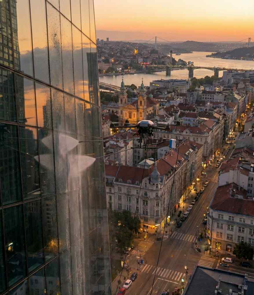 Drone ile İstanbul dış cephe yıkama hizmeti: Güntem Temizlik Şirketi