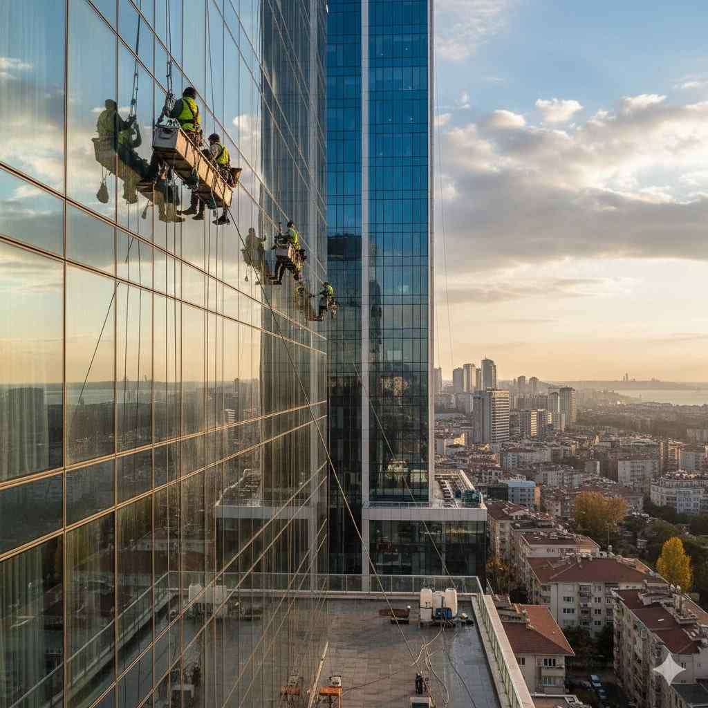 Kapsamlı ve garantili Zuhuratbaba dış cephe cam temizliği hizmetleri: Güntem Temizlik