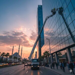 Küçükçekmece Kanarya dış cephe ve cam temizliği hizmetleri: Güntem