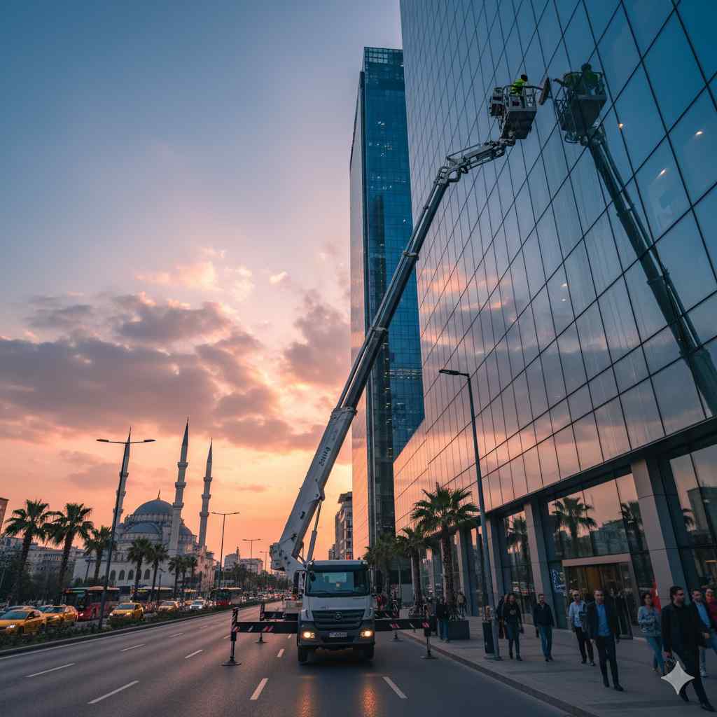 Küçükçekmece Kanarya dış cephe ve cam temizliği hizmetleri: Güntem