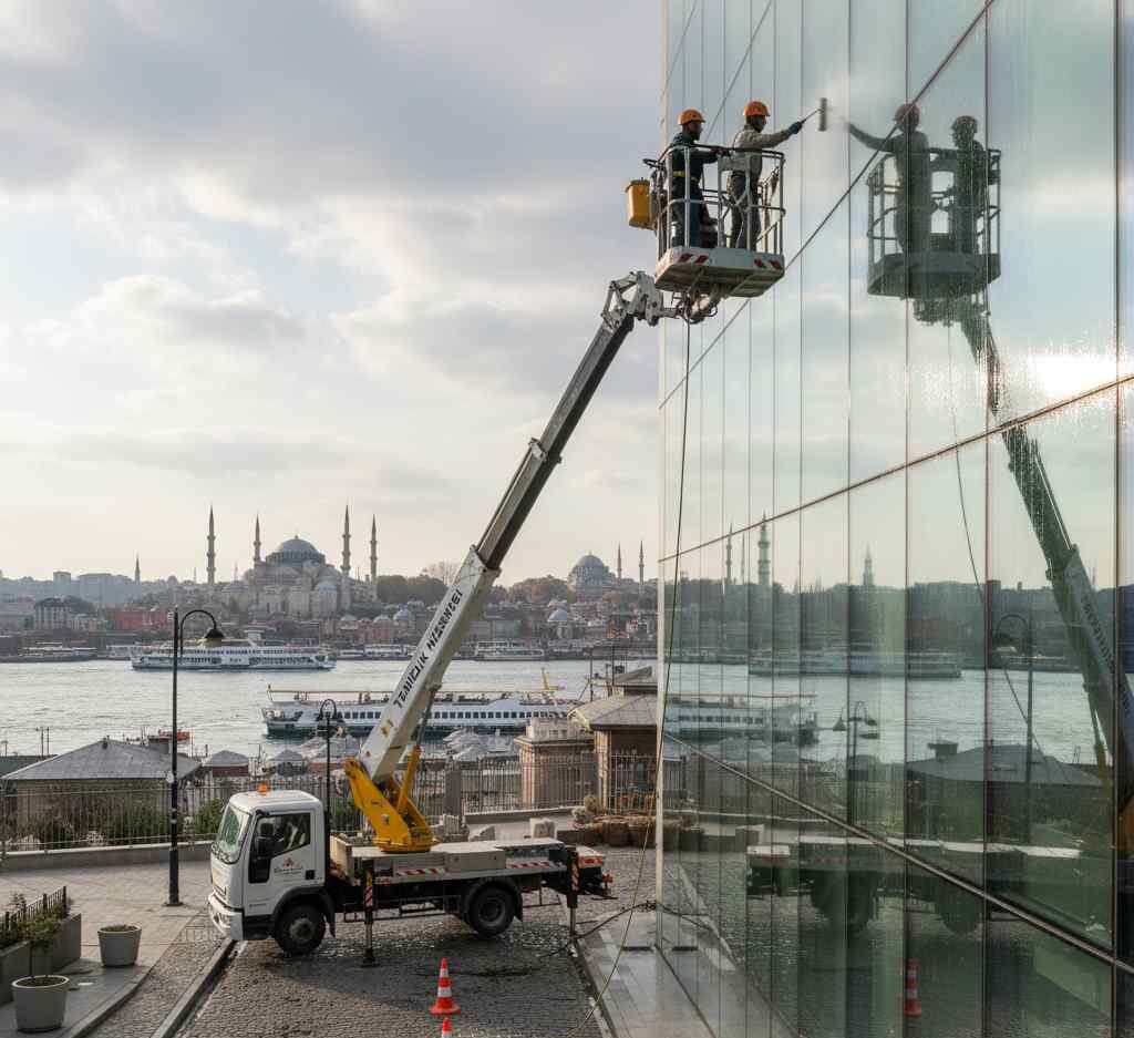 Profesyonel Şirinevler dış cephe cam temizlik hizmeti: Güntem Temizlik Şirketi