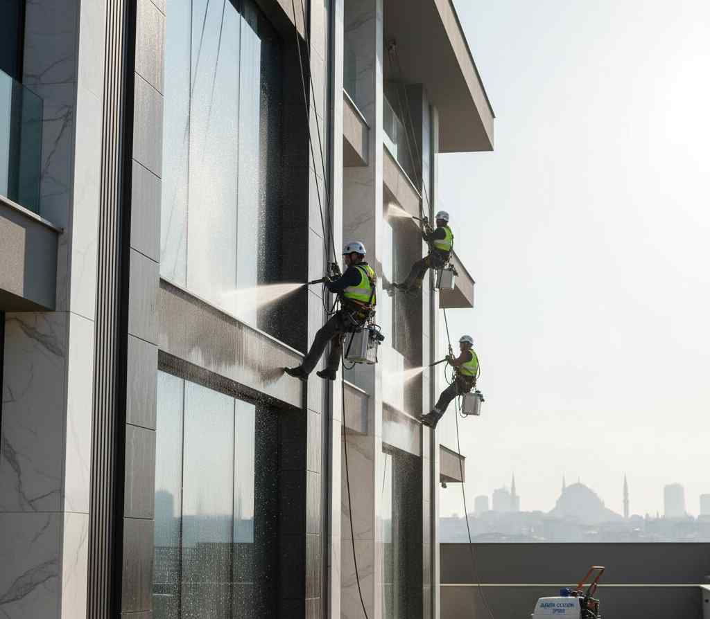 Profesyonel villa ve site dış cephe temizliği İstanbul: Güntem Temizlik