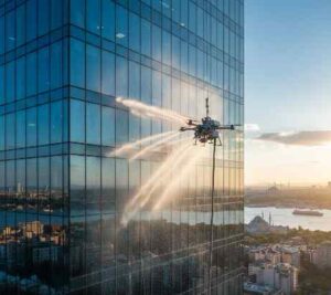 Drone ile Ataköy dış cephe ve cam temizlik hizmetleri: Güntem Temizlik
