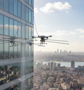Drone ile Etiler dış cephe temizliği hizmetleri