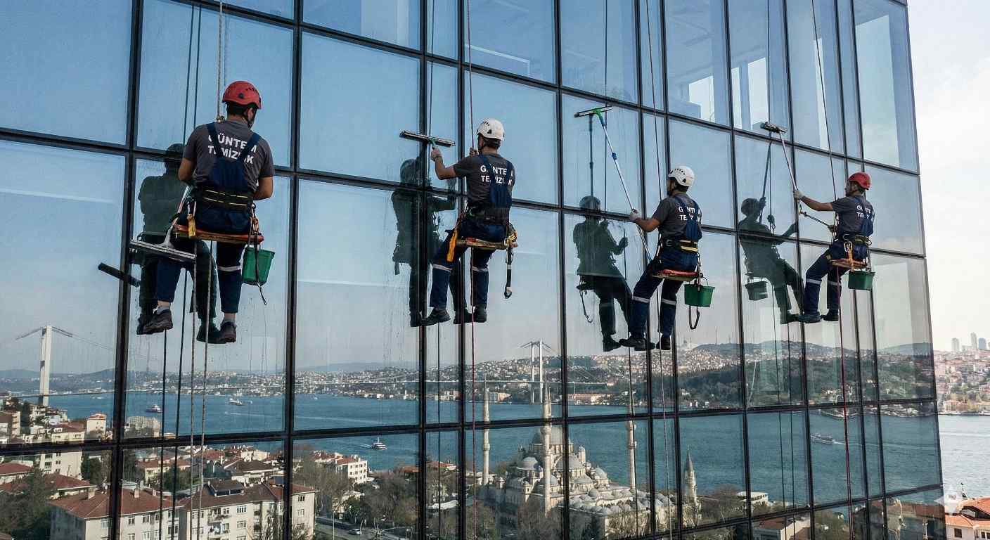 Acıbadem plaza cam temizliği hizmetleri: Güntem Temizlik Şirketi