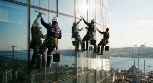 İple erişimle Levent dış cephe temizliği hizmetleri