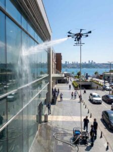 Drone ile Kasımpaşa dış cephe temizliği hizmetleri