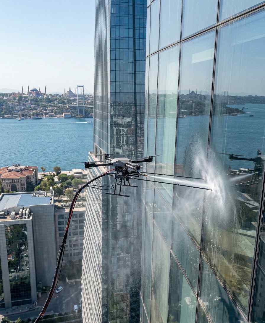 4 Levent dış cephe ve cam temizlik hizmetleri