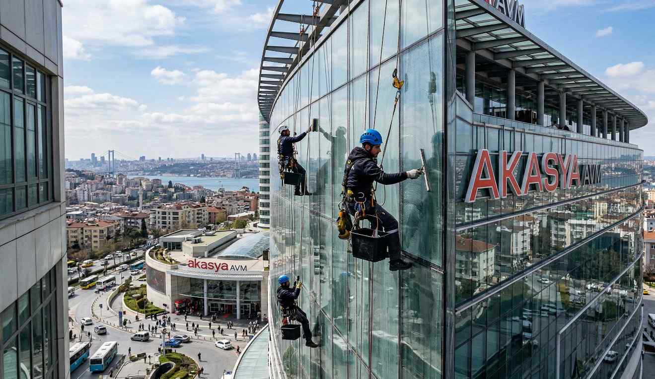 Cevizlibağ plaza cam temizliği hizmetleri