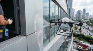 Drone ile kompozit cephe temizliği hizmetleri