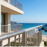 Deniz tuzu korozyonuna karşı metal korkuluklara uygulanan şeffaf nano-teknolojik dış cephe koruma kaplaması