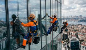 Dağcı dış cephe temizliği