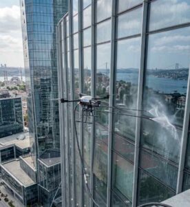 Drone ile ekolojik dış cephe temizliği