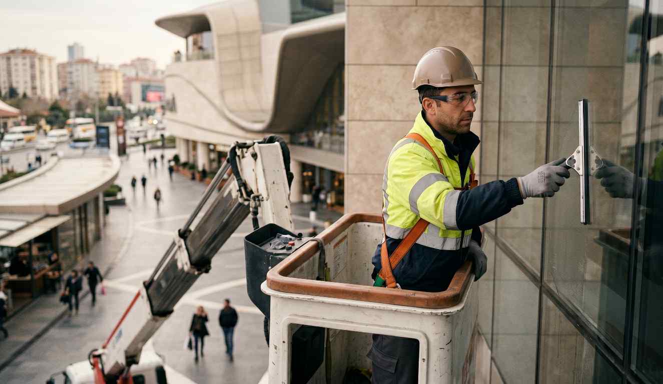 Maslak dış cephe ve cam temizlik hizmetleri